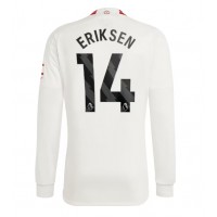 Camisa de Futebol Manchester United Christian Eriksen #14 Equipamento Alternativo 2023-24 Manga Comprida